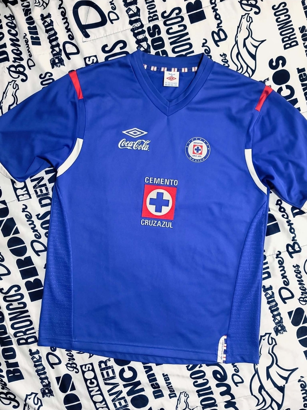 Vintage 2011-2012 Cruz Azul Home Jersey - Umbro Size XXL